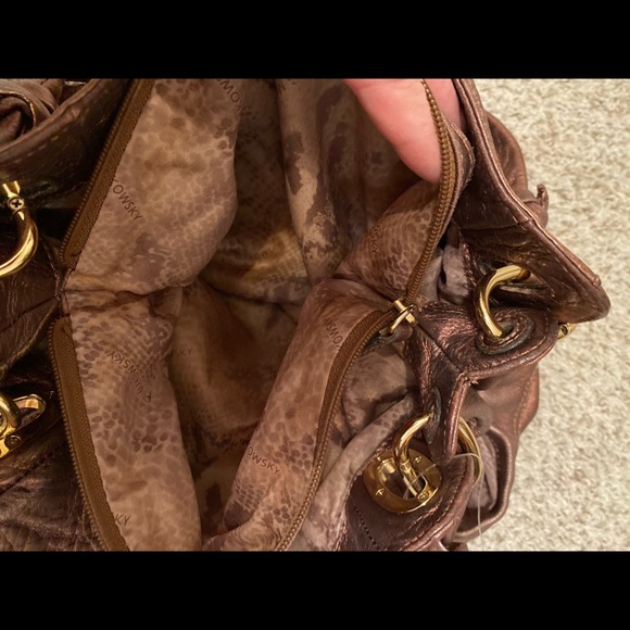 B Makowsky copper metallic bag - Picture 8 of 16